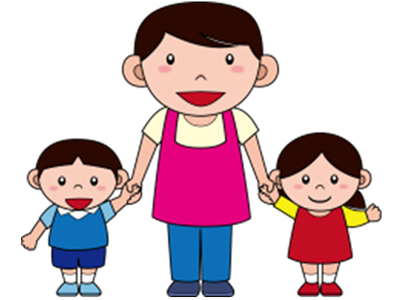 保育士と子供たち
